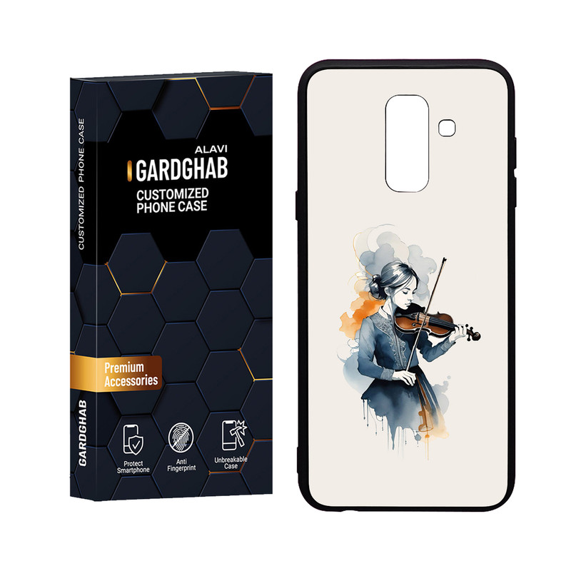 کاور گارد قاب علوی مدل Glass مناسب برای گوشی موبایل سامسونگ Galaxy J8 2018
