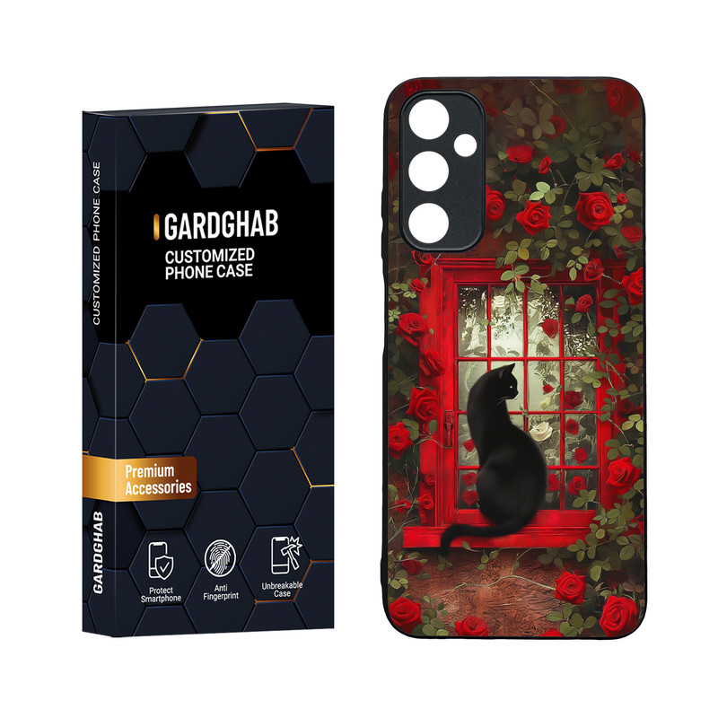 کاور گارد قاب مدل دورژله ای پشت گلس دخترانه مناسب برای گوشی موبایل سامسونگ Galaxy A05s