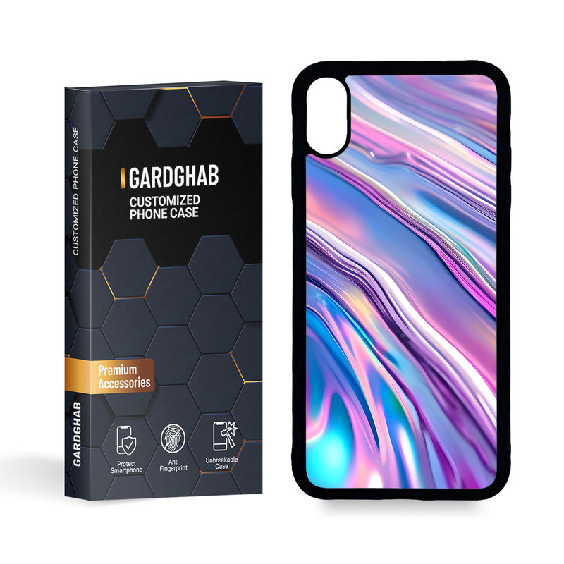 کاور گارد قاب مدل پشت گلس ساده مناسب برای گوشی موبایل اپل iPhone XS MAX