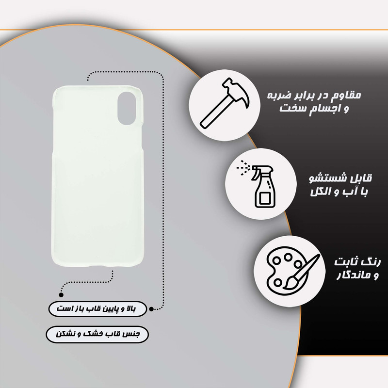 کاور گارد قاب مدل دخترانه مناسب برای گوشی موبایل اپل iPhone X / Xs