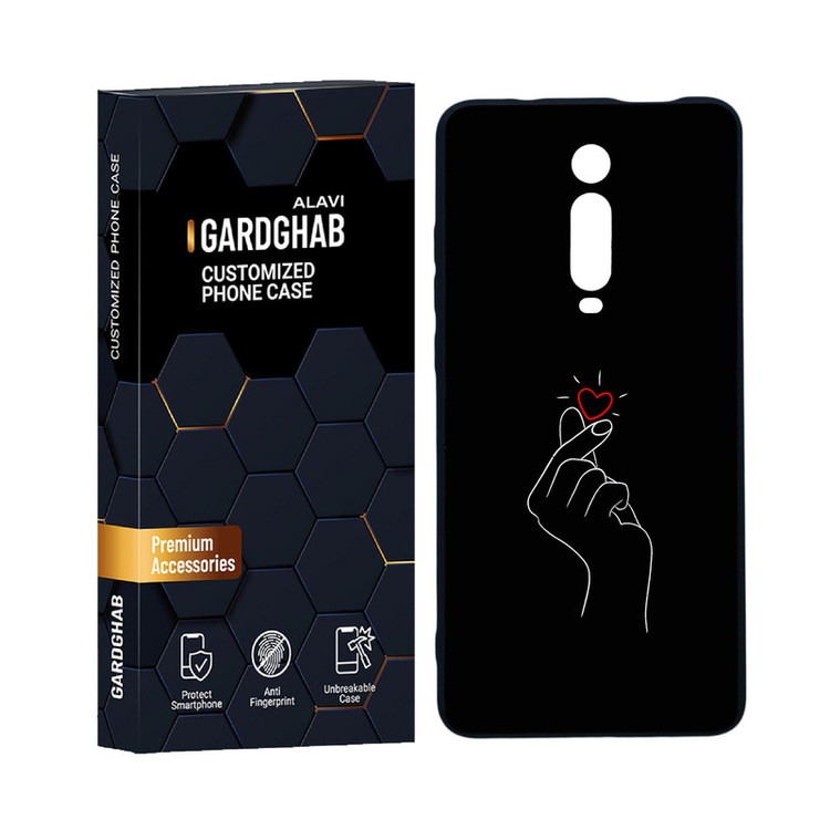 کاور گارد قاب علوی مدل دورژله ای عاشقانه مناسب برای گوشی موبایل شیائومی Redmi K20 Pro