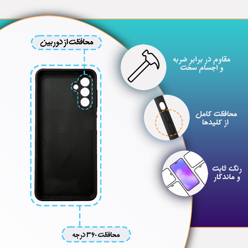 کاور گارد قاب علوی مدل MLG مناسب برای گوشی موبایل سامسونگ Galaxy A13 (5G)