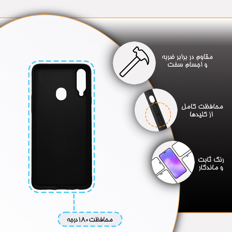 کاور گارد قاب مدل فانتزی مناسب برای گوشی موبایل سامسونگ Galaxy A20s
