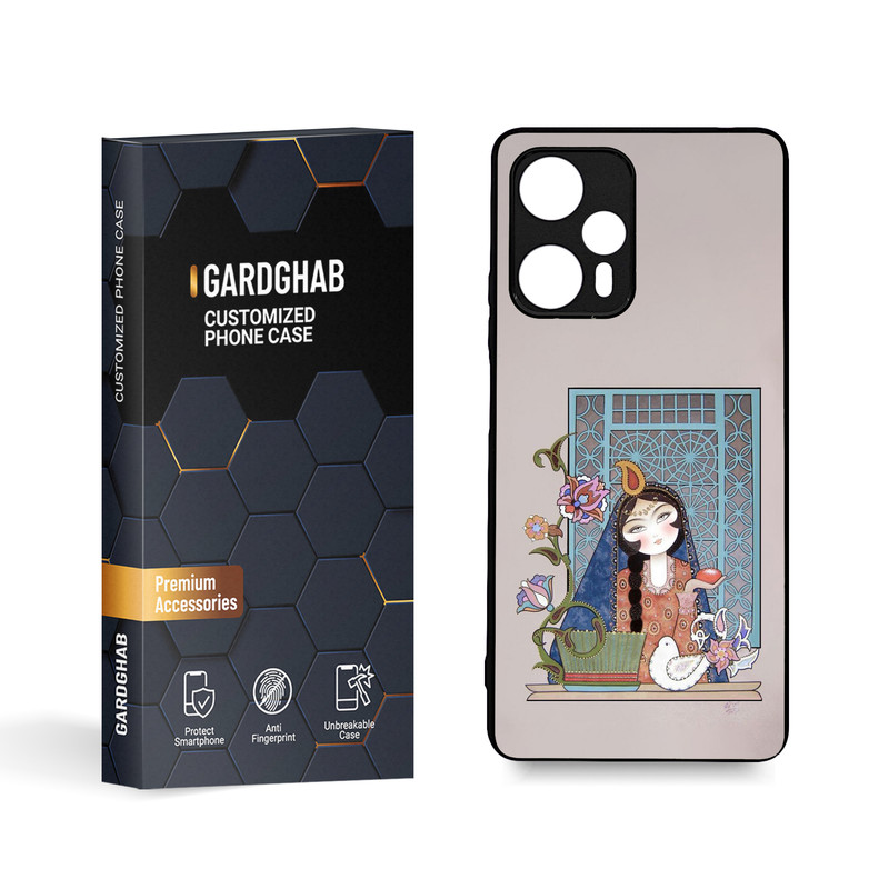 کاور گارد قاب مدل دخترانه مناسب برای گوشی موبایل شیائومی Redmi note 12 Turbo/Poco F5