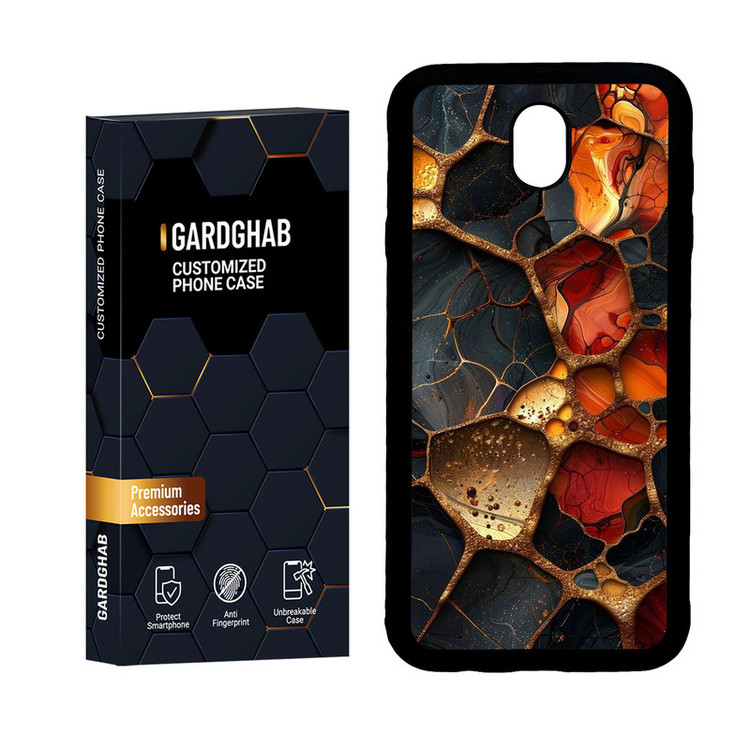 کاور گارد قاب مدل دور ژله ای ساده مناسب برای گوشی موبایل سامسونگ Galaxy J7 Pro