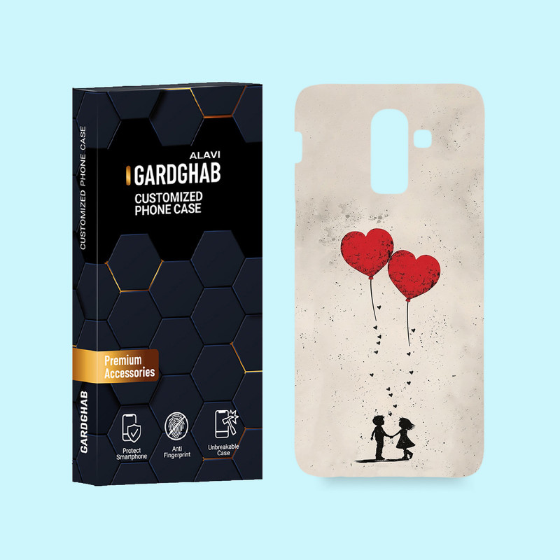 کاور گارد قاب علوی مدل عاشقانه مناسب برای گوشی موبایل سامسونگ Galaxy J8 2018