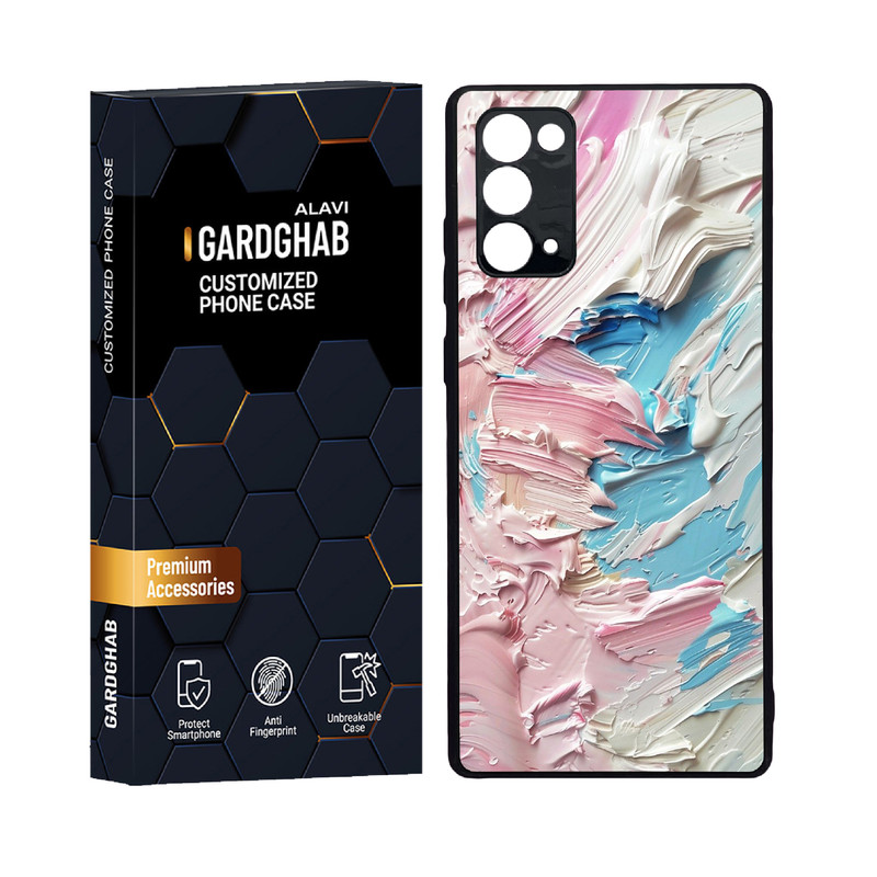 کاور گارد قاب علوی مدل دور ژله ای هنری مناسب برای گوشی موبایل سامسونگ Galaxy Note 20