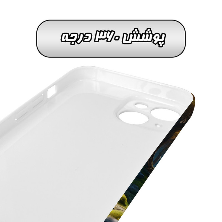 کاور گاردقاب مدل هنری مناسب برای گوشی موبایل اپل iPhone15 plus