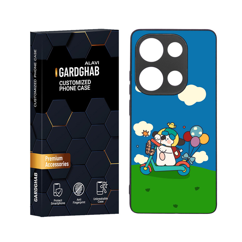 کاور گارد قاب علوی مدل دور ژله ای مناسب برای گوشی موبایل شیائومی Redmi Note 13 Pro 4G