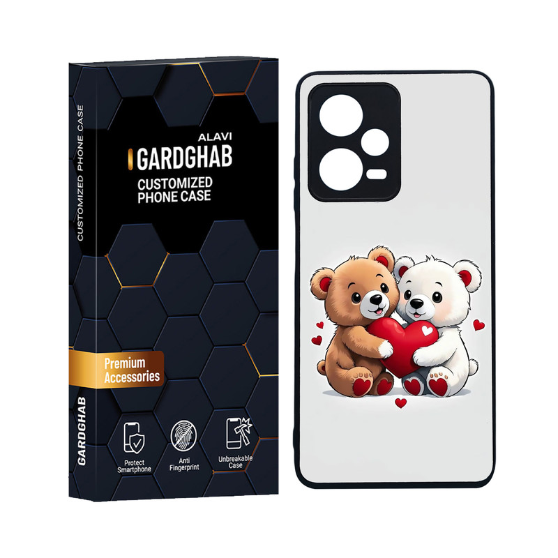 کاور گارد قاب علوی مدل دورژله ای فانتزی مناسب برای گوشی موبایل شیائومی Redmi Note 12 Pro 5G