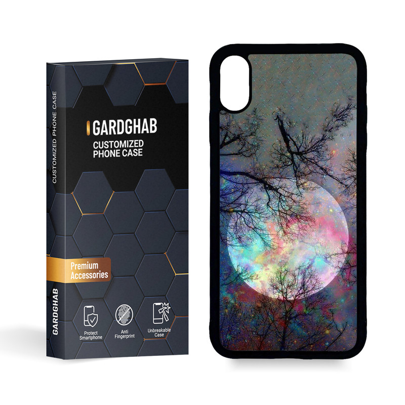 کاور گارد قاب مدل پشت گلس طبیعت مناسب برای گوشی موبایل اپل iPhone Xs MAX