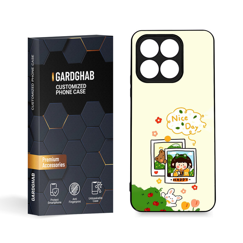 کاور گارد قاب مدل دورژله ای دخترانه مناسب برای گوشی موبایل آنر X8a 4G