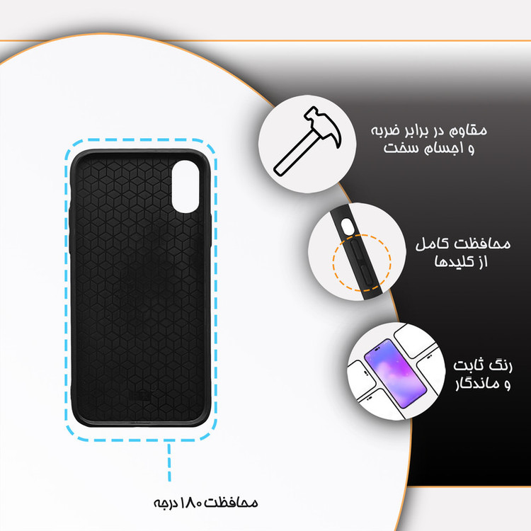 کاور گارد قاب مدل فانتزی مناسب برای گوشی موبایل اپل iPhone X/Xs