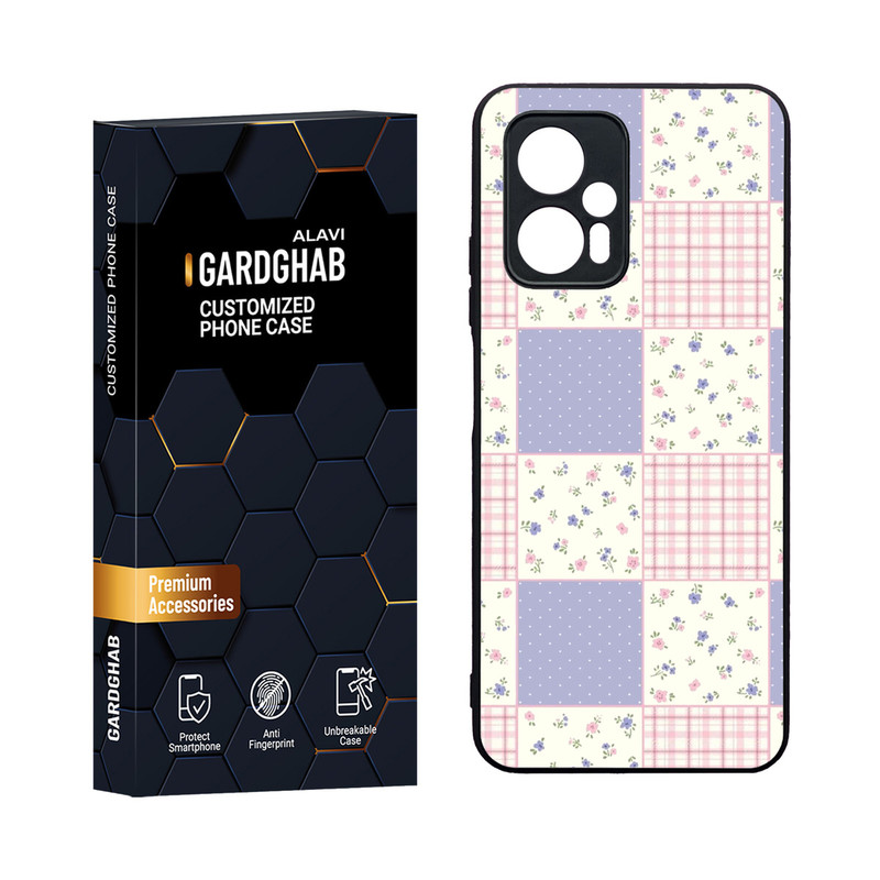 کاور گارد قاب مدل دورژله ای پشت گلس دخترانه مناسب برای گوشی موبایل شیائومی Poco X4 GT / Redmi Note 11t Pro 5G