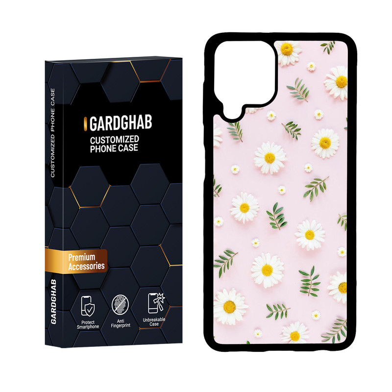 کاور گارد قاب مدل دورژله ای برگ مناسب برای گوشی موبایل سامسونگ Galaxy A22 4G