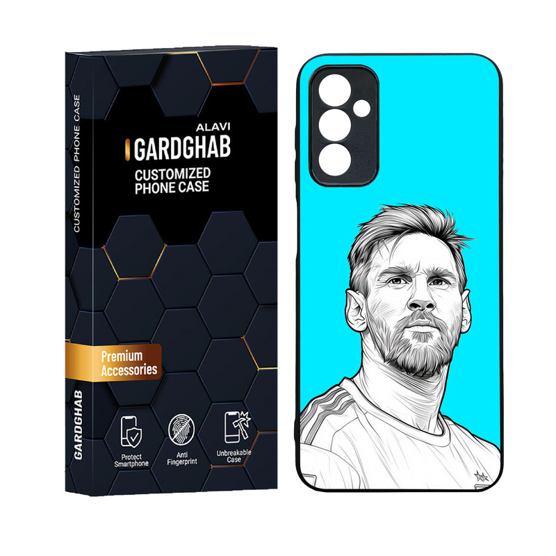 کاور گارد قاب علوی دورژله ای پشت گلس مدل ورزشی مناسب برای گوشی موبایل سامسونگ Galaxy F13