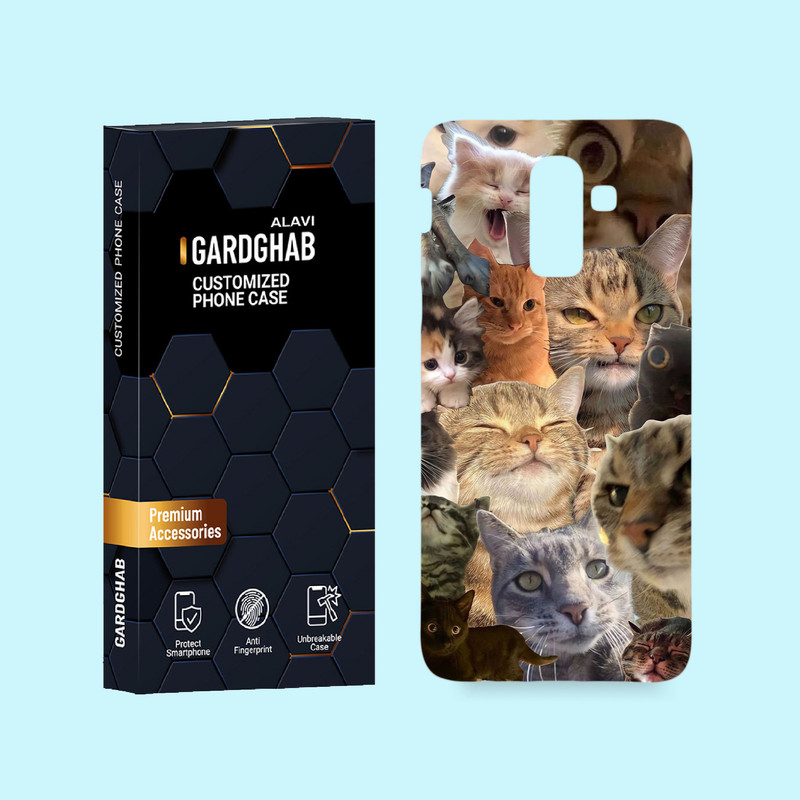 کاور گارد قاب علوی مدل حیوانات مناسب برای گوشی موبایل سامسونگ Galaxy J8 2018