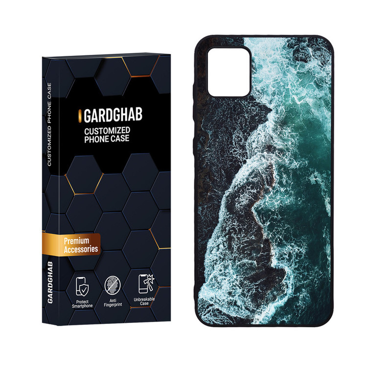 کاور گارد قاب مدل دورژله ای منظره و طبیعت مناسب برای گوشی موبایل سامسونگ Galaxy A04 4G