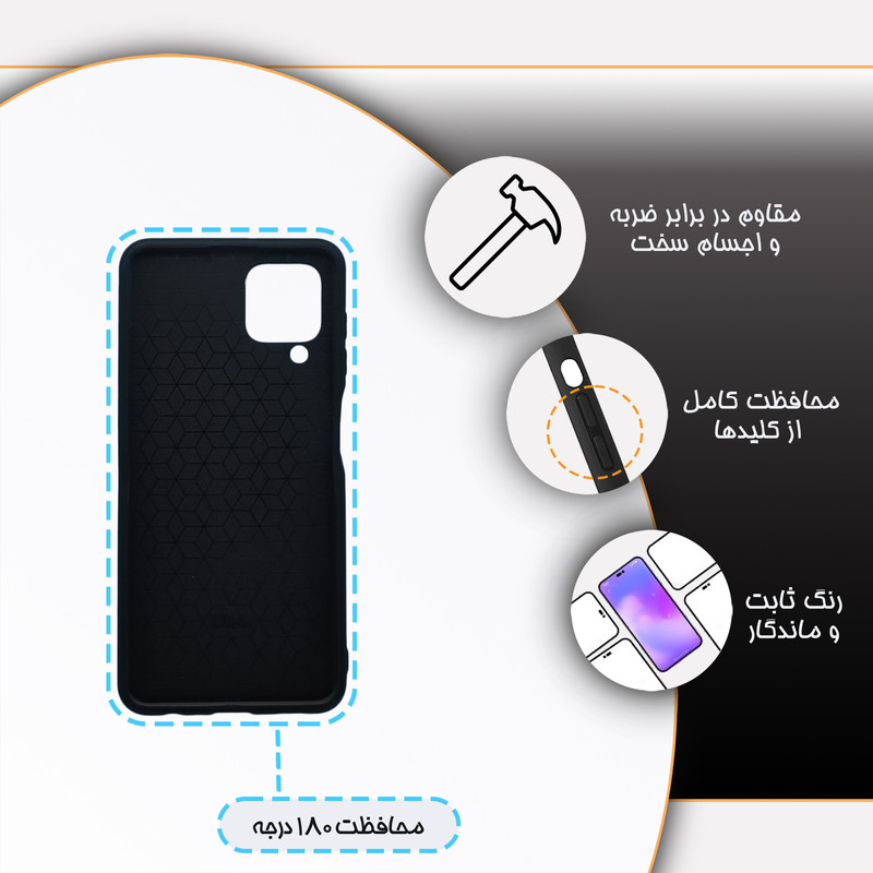 کاور گارد قاب علوی مدل دورژله ای فانتزی مناسب برای گوشی موبایل سامسونگ Galaxy F22