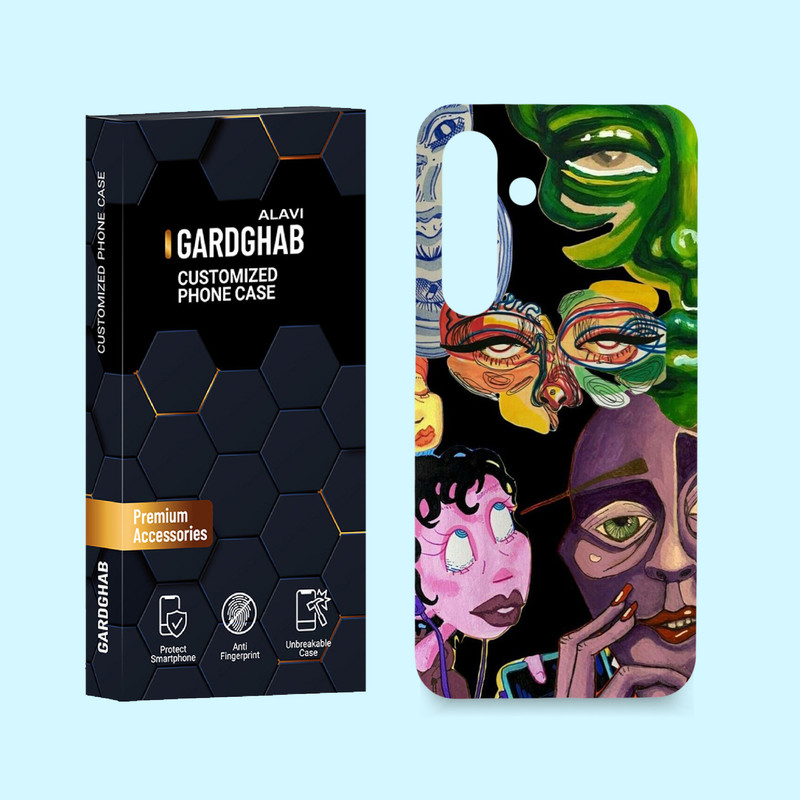 کاور گارد قاب مدل هنری مناسب برای گوشی موبایل سامسونگ Galaxy S24