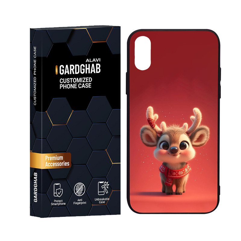 کاور گارد قاب علوی مدل دورژله کارتنی و انیمه مناسب برای گوشی موبایل اپل iPhone X / XS