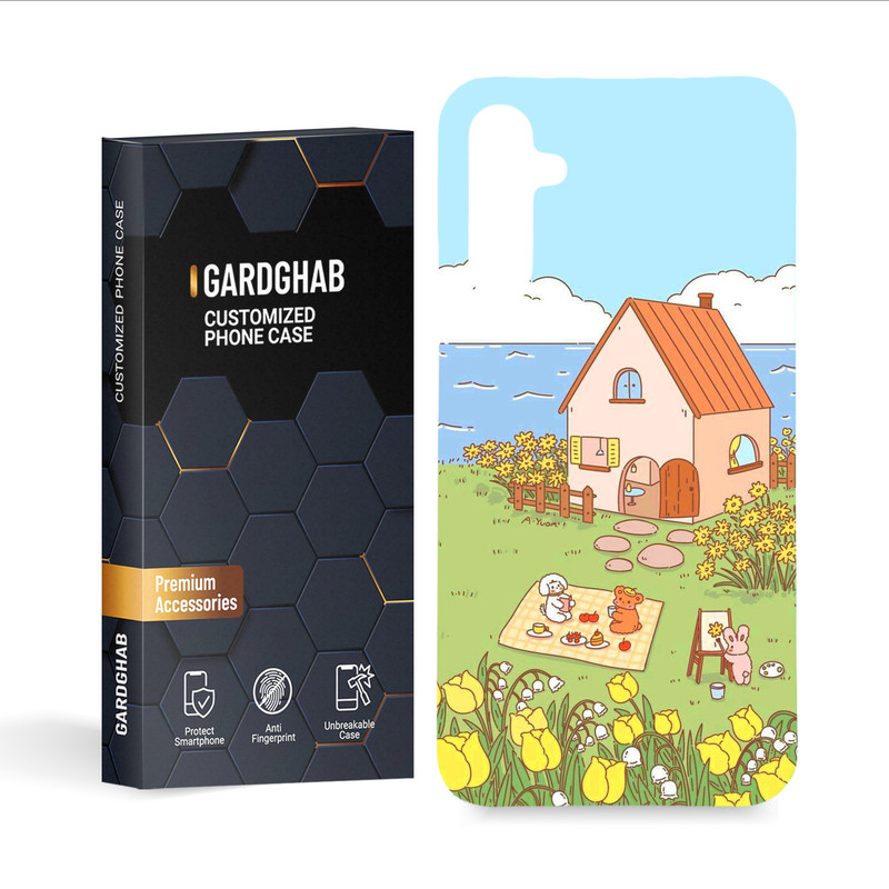 کاور گارد قاب مدل دخترانه مناسب برای گوشی موبایل سامسونگ Galaxy a34 5g