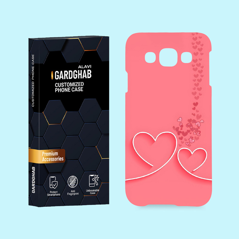 کاور گارد قاب علوی مدل عاشقانه مناسب برای گوشی موبایل سامسونگ Galaxy E5 2015