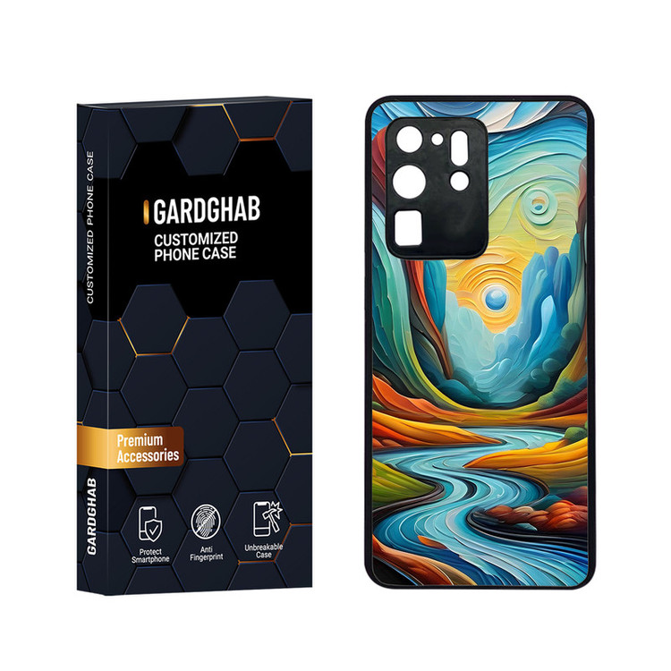 کاور گارد قاب مدل هنری مناسب برای گوشی موبایل سامسونگ Galaxy S20 Ultra