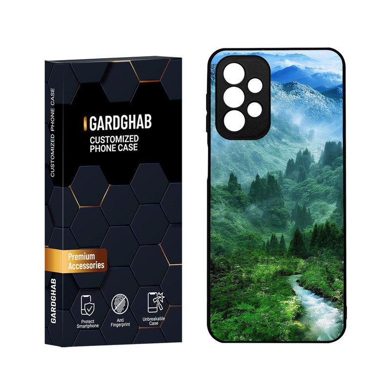کاور گارد قاب مدل کهکشان و طبیعت مناسب برای گوشی موبایل سامسونگ Galaxy A23