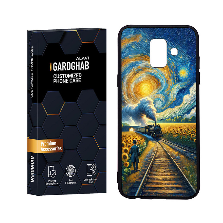 کاور گارد قاب علوی مدل Glass مناسب برای گوشی موبایل سامسونگ Galaxy A6