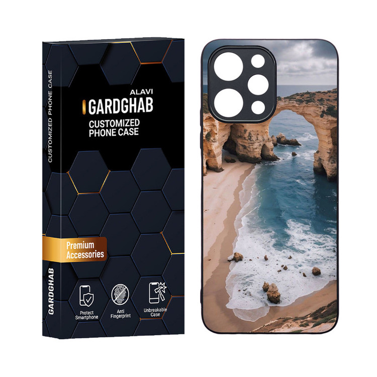 کاور گارد قاب علوی مدل دورژله ای منظره و طبیعت مناسب برای گوشی موبایل شیائومی Poco M6 pro 5G
