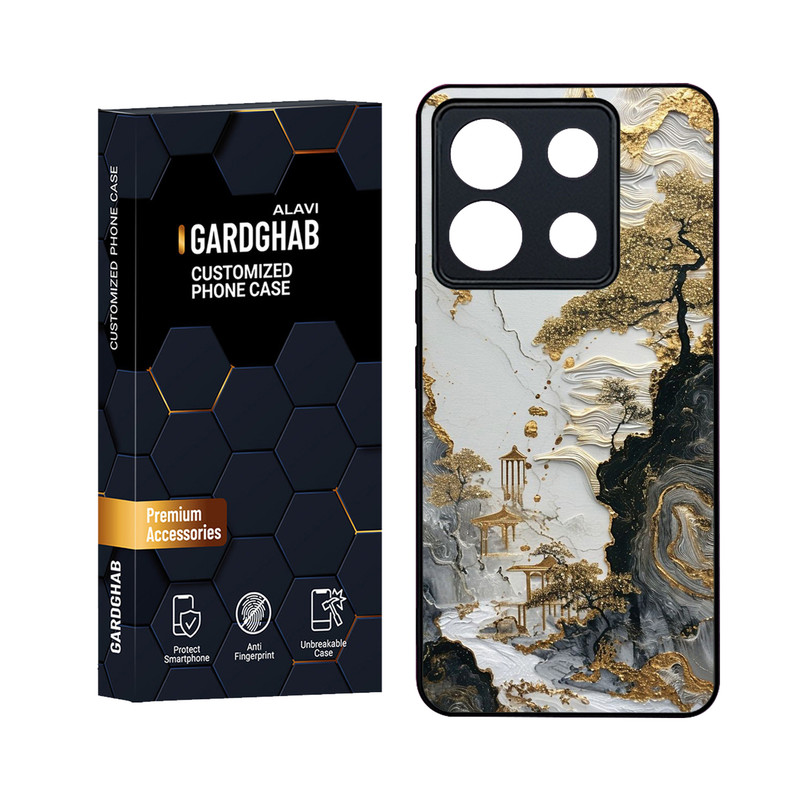 کاور گارد قاب علوی مدل Glass مناسب برای گوشی موبایل شیائومی Redmi Note 13 Pro 5G