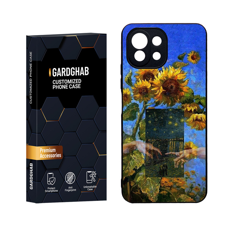 کاور گارد قاب مدل دورژله ای هنری مناسب برای گوشی موبایل شیائومی Mi 11 Lite 4G / 5G