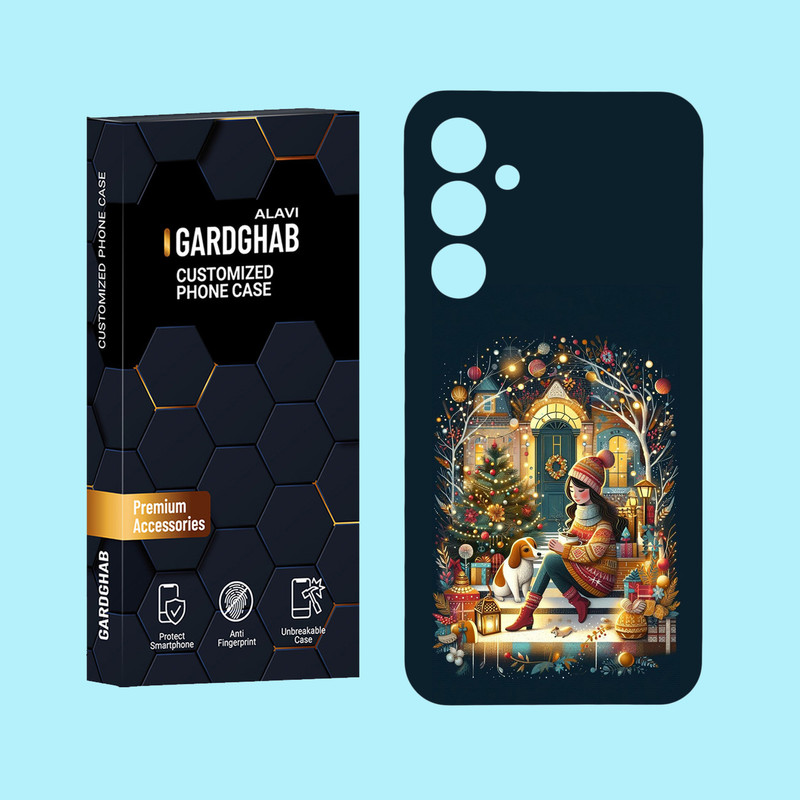 کاور گارد قاب علوی مدل هنری مناسب برای گوشی موبایل سامسونگ Galaxy A55