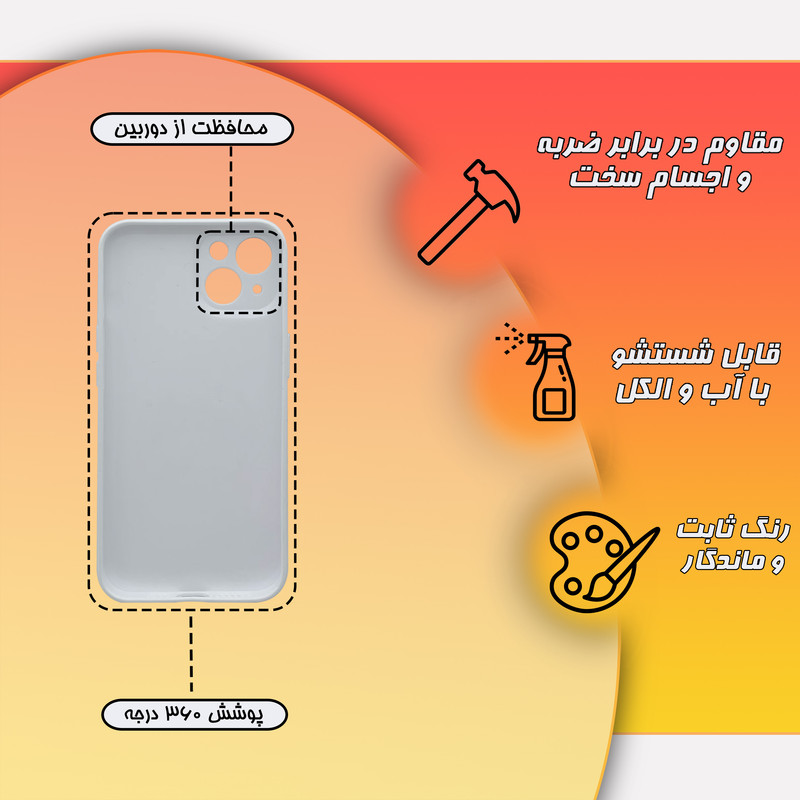 کاور گارد قاب علوی مدل SML مناسب برای گوشی موبایل اپل iPhone 13