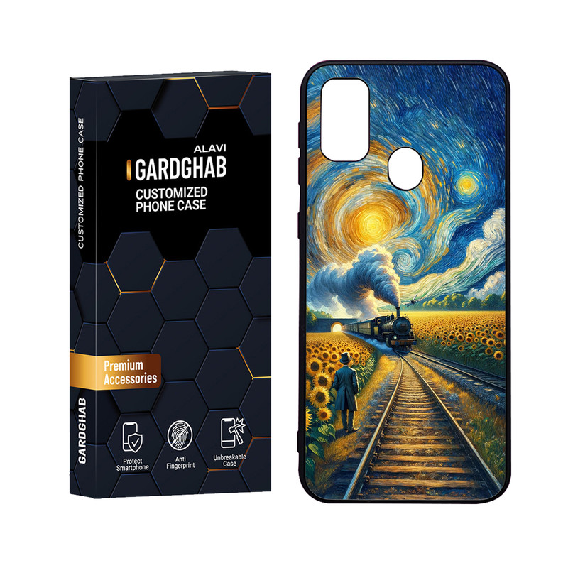کاور گارد قاب علوی مدل Glass مناسب برای گوشی موبایل سامسونگ Galaxy M21