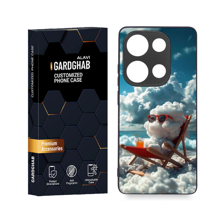 کاور گارد قاب علوی مدل دور ژله ای مناسب برای گوشی موبایل شیائومی Poco M6 Pro 4G
