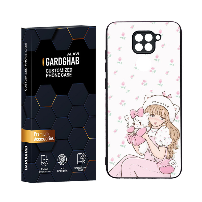 کاور گارد قاب مدل دورژله ای دخترانه مناسب برای گوشی موبایل شیائومی Redmi Note 9