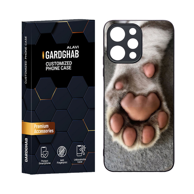 کاور گارد قاب علوی مدل دورژله ای هنری مناسب برای گوشی موبایل شیائومی Poco M6 pro 5G