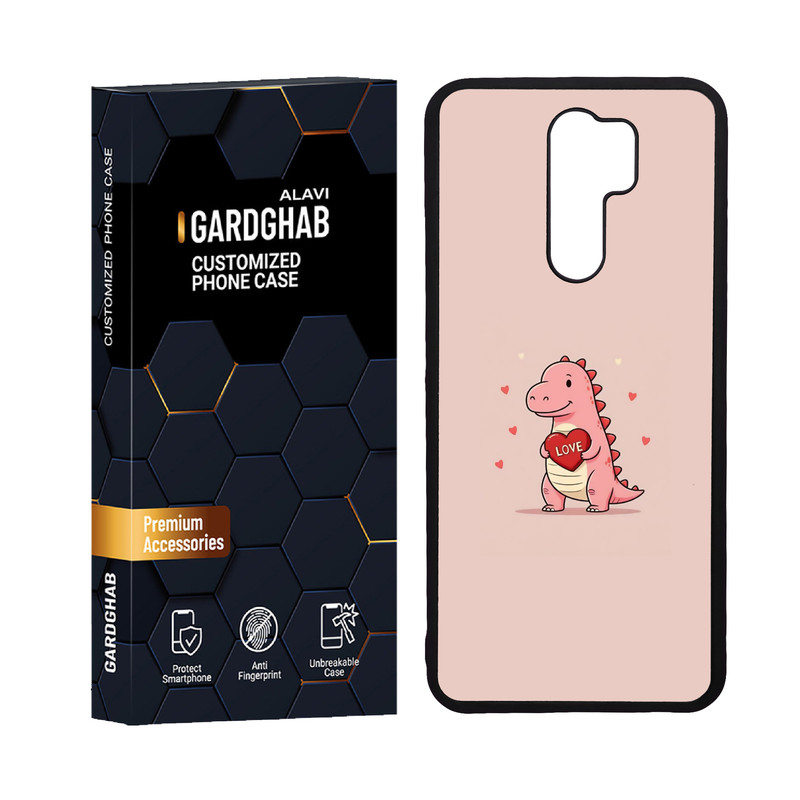 کاور گارد قاب علوی مدل دورژله ای عاشقانه مناسب برای گوشی موبایل شیائومی Redmi 9 / Redmi 9 Prime