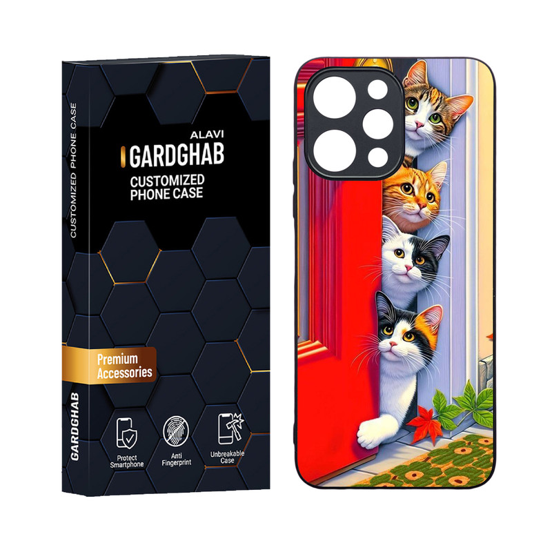کاور گارد قاب علوی مدل دورژله ای فانتزی مناسب برای گوشی موبایل شیائومی Redmi 12 4G / 12 5G