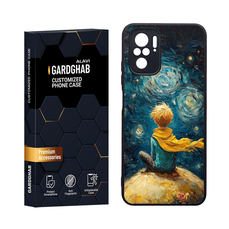 کاور گارد قاب مدل دورژله ای هنری مناسب برای گوشی موبایل شیائومی Redmi Note 10 4G / Note 10s / Poco M5s