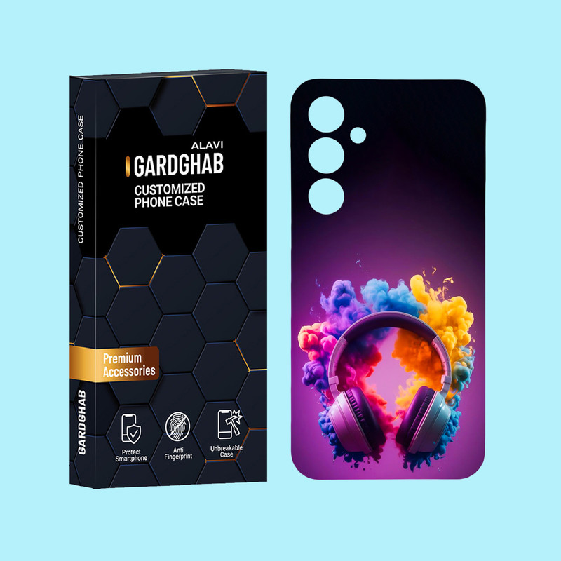 کاور گارد قاب علوی مدل ساز و موزیک مناسب برای گوشی موبایل سامسونگ Galaxy A55