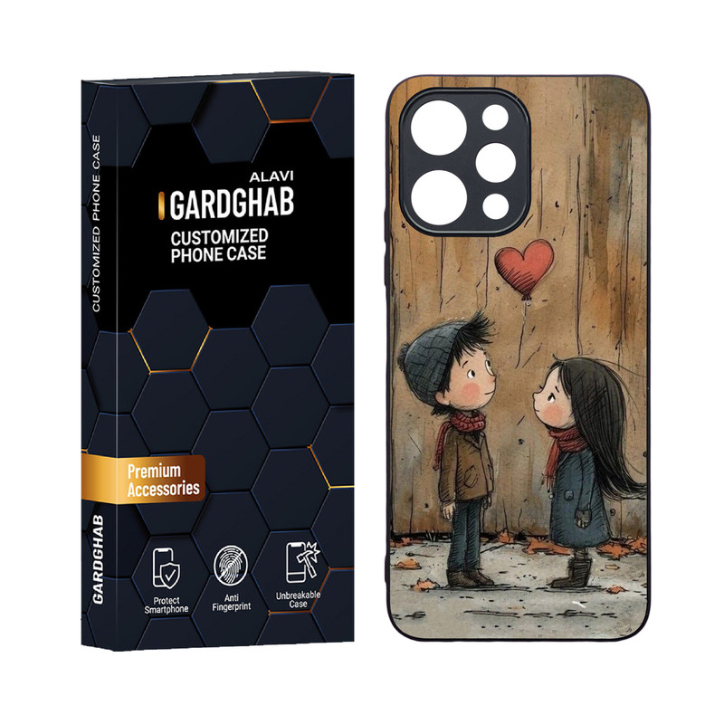 کاور گارد قاب علوی مدل دورژله ای فانتزی مناسب برای گوشی موبایل شیائومی Redmi 12 4G / 12 5G