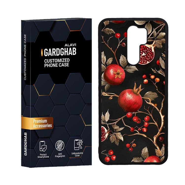 کاور گارد قاب علوی مدل دورژله ای هنری مناسب برای گوشی موبایل شیائومی Redmi 9 / Redmi 9 Prime