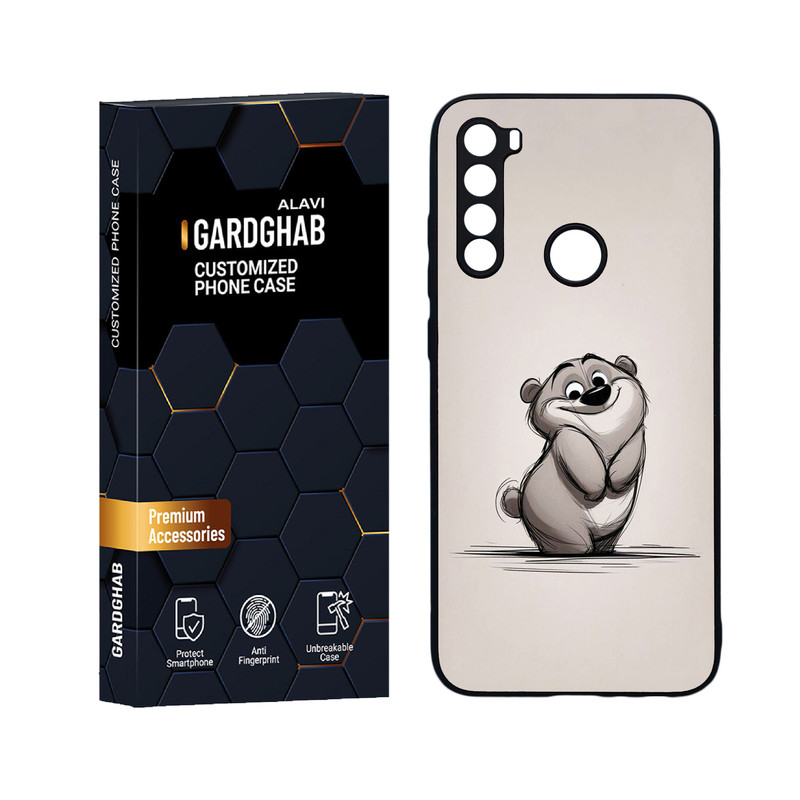 کاور گارد قاب علوی مدل دورژله ای کارتنی و انیمه مناسب برای گوشی موبایل شیائومی Redmi Note 8
