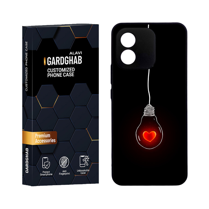 کاور گارد قاب علوی مدل دورژله ای عاشقانه مناسب برای گوشی موبایل آنر X5 4G 2023