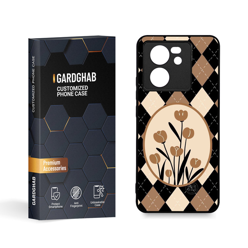 کاور گارد قاب مدل گل مناسب برای گوشی موبایل شیائومی Mi 13T 5G / Mi 13T Pro