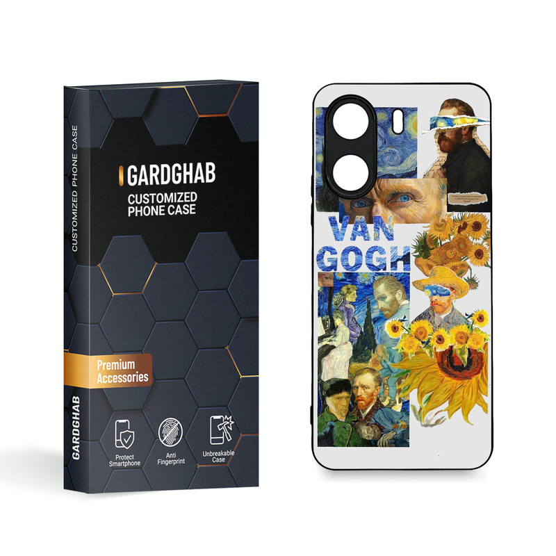 کاور گارد قاب مدل دورژله ای هنری مناسب برای گوشی موبایل شیائومی Poco C65 / Redmi 13c