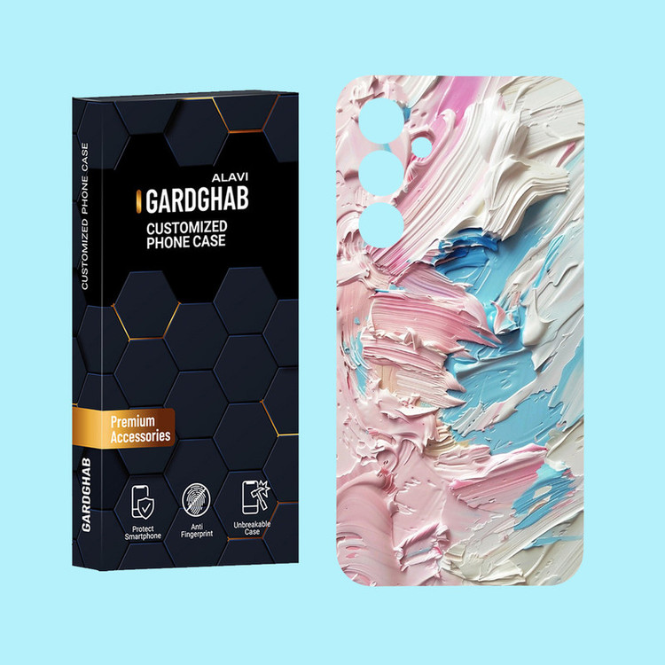 کاور گارد قاب علوی مدل هنری مناسب برای گوشی موبایل سامسونگ Galaxy A55